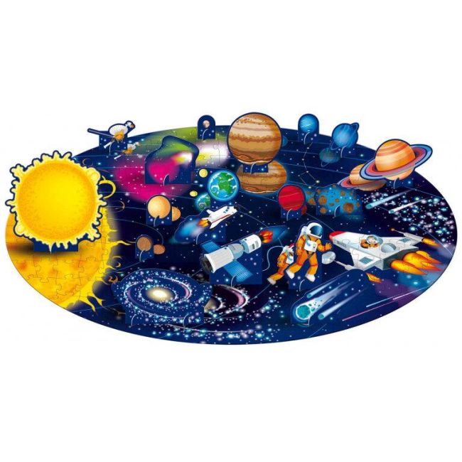 Cunoaste si exploreaza - puzzle sistemul solar (200 piese)