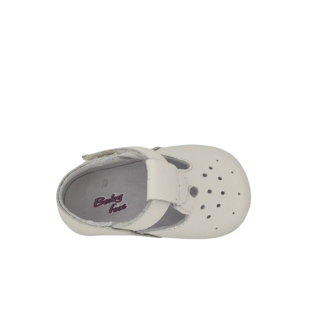 Sandale de botez T-bar (Marime: 17, Culoare nappa: bleumarin)