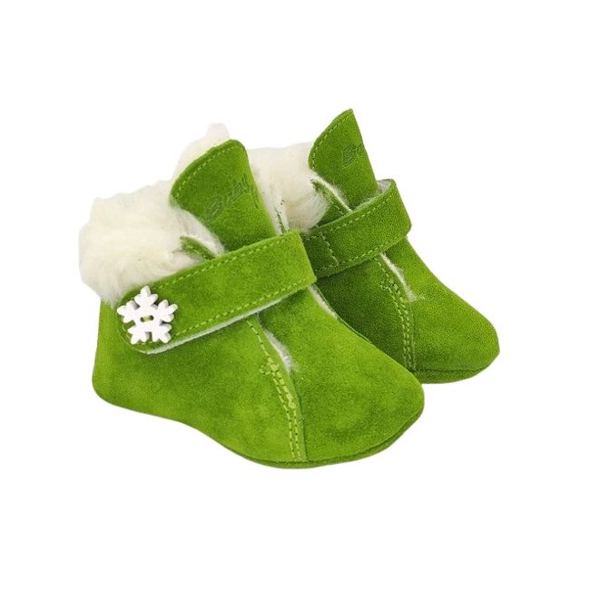 Ghetute BIT cu bareta-Imblanite (Marime: 18, Culoare nappa: Ivory, Decor: Fulg de nea)