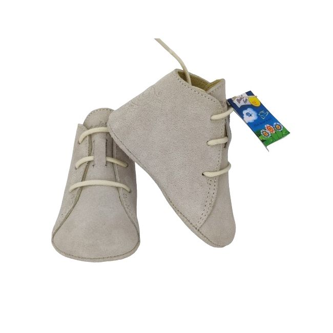 Ghetute BIT cu siret (Marime: 19, Culoare nappa: Crem)