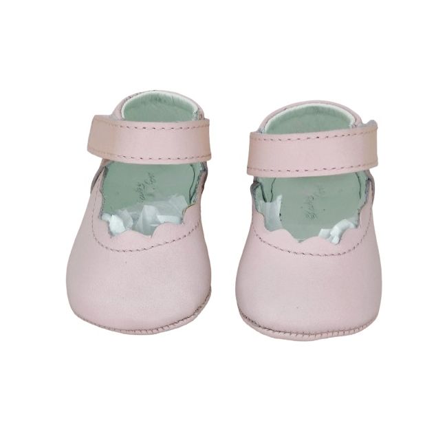 Balerini Baby "Lore" (Marime: 17, Culoare nappa: alb)