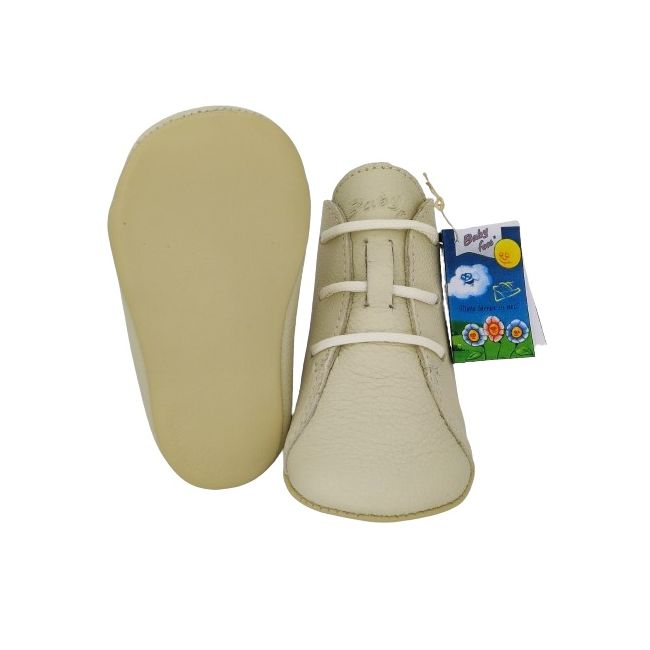 Ghetute BIT cu siret (Marime: 19, Culoare nappa: Crem)