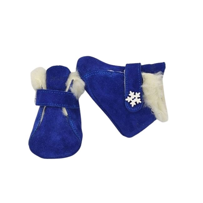 Ghetute BIT cu bareta-Imblanite (Culoare nappa: rosu, Marime: 17, Decor: Fulg de nea)