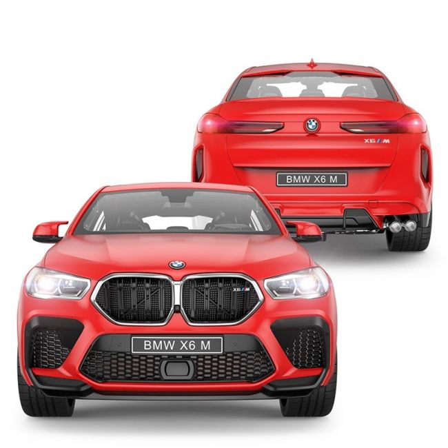 MASINA CU TELECOMANDA BMW X6 M ROSU SCARA 1 LA 14 VIVRas99200_Rosu