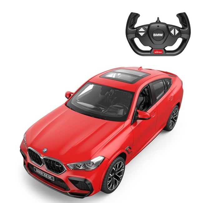 MASINA CU TELECOMANDA BMW X6 M ROSU SCARA 1 LA 14 VIVRas99200_Rosu