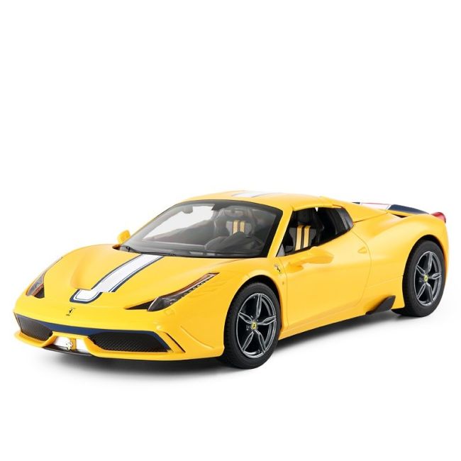MASINA CU TELECOMANDA FERRARI 458 SPECIALE A GALBEN SCARA 1 LA 14 VIVRas74500_Galben