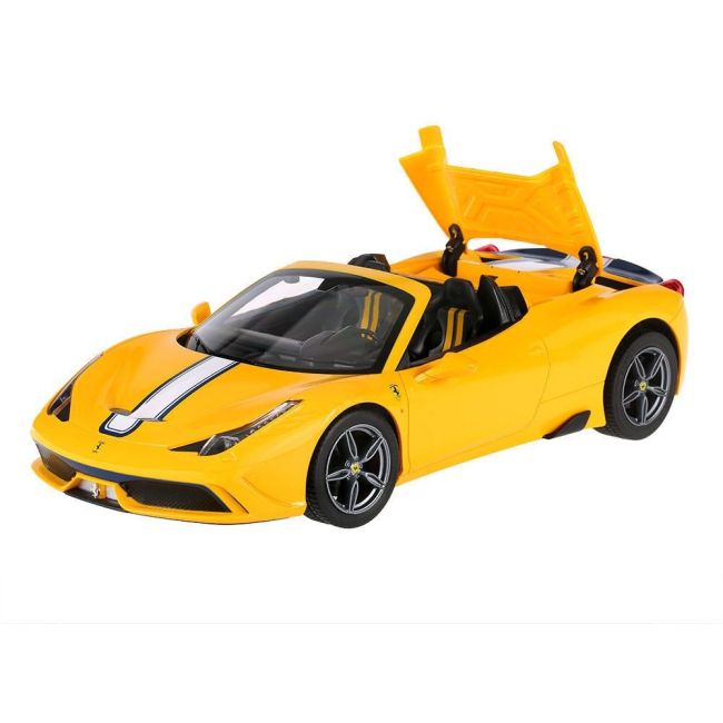 MASINA CU TELECOMANDA FERRARI 458 SPECIALE A GALBEN SCARA 1 LA 14 VIVRas74500_Galben