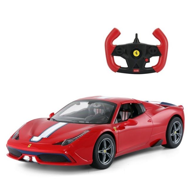 MASINA CU TELECOMANDA FERRARI 458 SPECIALE A ROSU SCARA 1 LA 14 VIVRas74500_Rosu