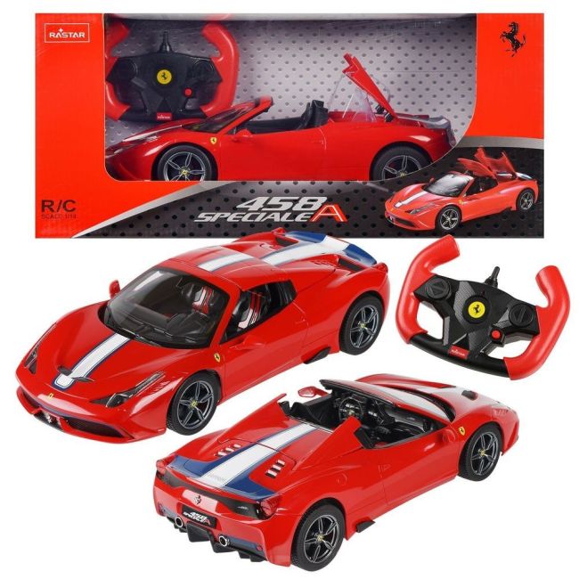 MASINA CU TELECOMANDA FERRARI 458 SPECIALE A ROSU SCARA 1 LA 14 VIVRas74500_Rosu