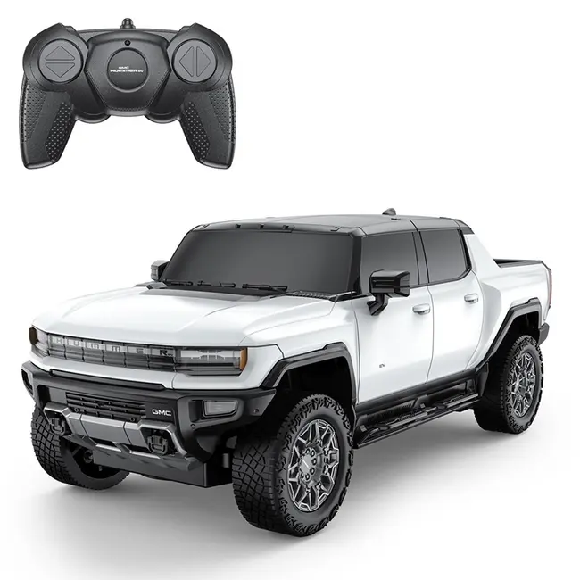 MASINA CU TELECOMANDA HUMMER EV ALB CU SCARA 1 LA 24 VIVRas93100_Alb