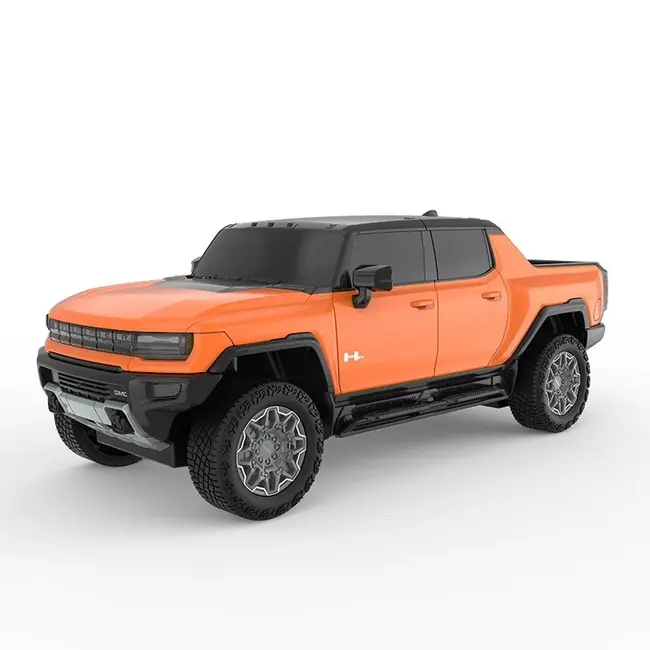 MASINA CU TELECOMANDA HUMMER EV PORTOCALIU CU SCARA 1 LA 24 VIVRas93100_Portocaliu