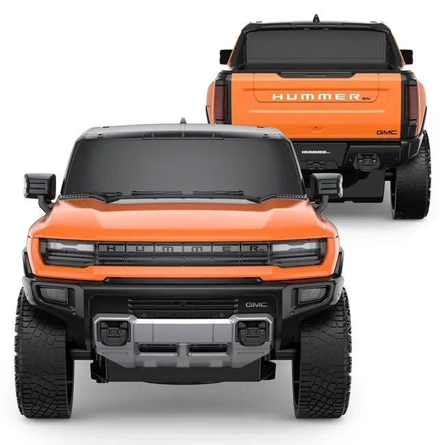 MASINA CU TELECOMANDA HUMMER EV PORTOCALIU CU SCARA 1 LA 24 VIVRas93100_Portocaliu