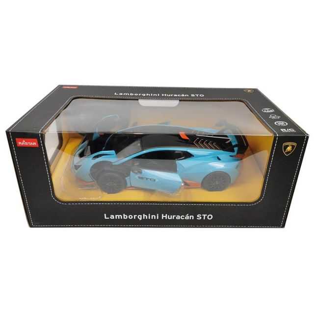 MASINA CU TELECOMANDA LAMBORGHINI HURACAN STO ALBASTRU SCARA 1 LA 14 VIVRas98700_Albastru