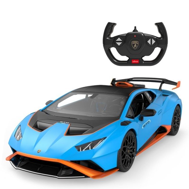 MASINA CU TELECOMANDA LAMBORGHINI HURACAN STO ALBASTRU SCARA 1 LA 14 VIVRas98700_Albastru