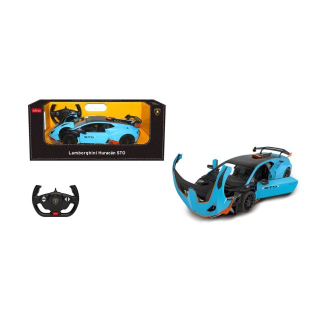 MASINA CU TELECOMANDA LAMBORGHINI HURACAN STO ALBASTRU SCARA 1 LA 14 VIVRas98700_Albastru