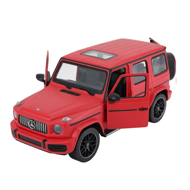 MASINA CU TELECOMANDA MERCEDES-BENZ G63 ROSU SCARA 1 LA 14 VIVRas95700_Rosu