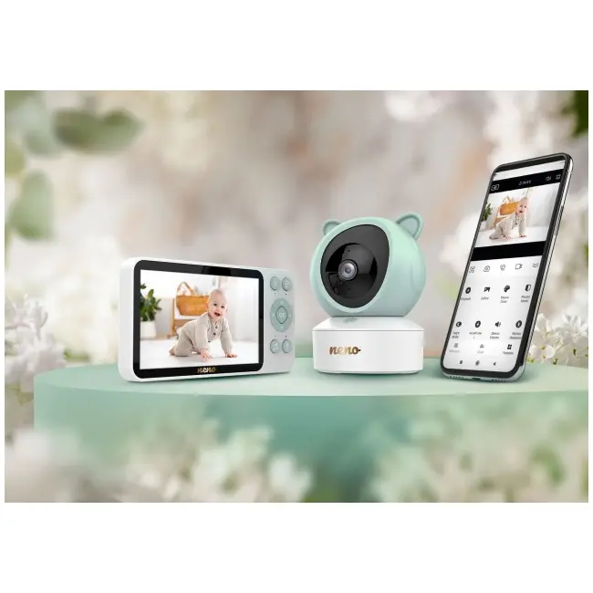 Neno ivo – video-monitor rotativ cu receptor, conectare si prin telefon nen-mam-nn009