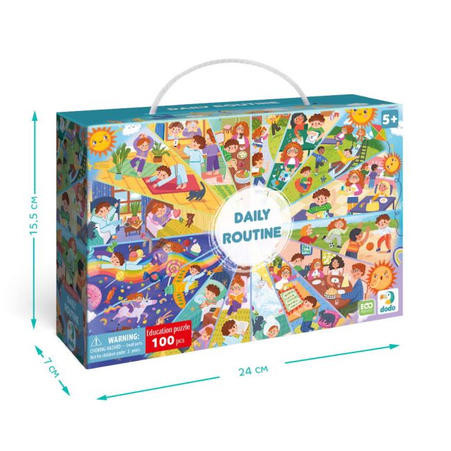Puzzle - activitatile zilnice (100 piese)