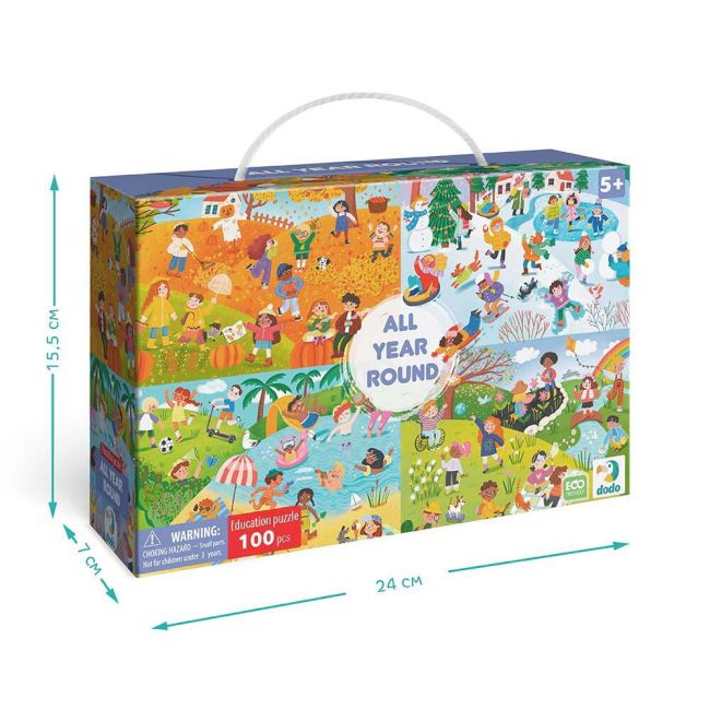 Puzzle - anotimpurile (100 piese)