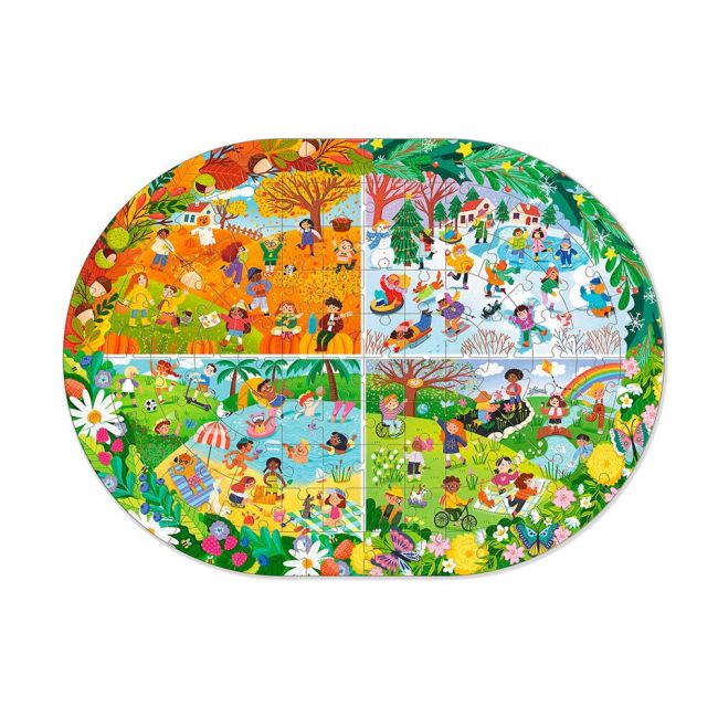 Puzzle - anotimpurile (100 piese)
