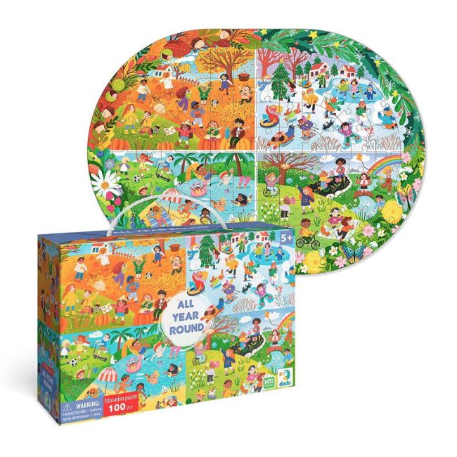 Puzzle - anotimpurile (100 piese)