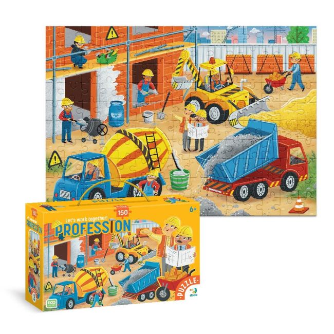 Puzzle meserii - constructor (150 piese)
