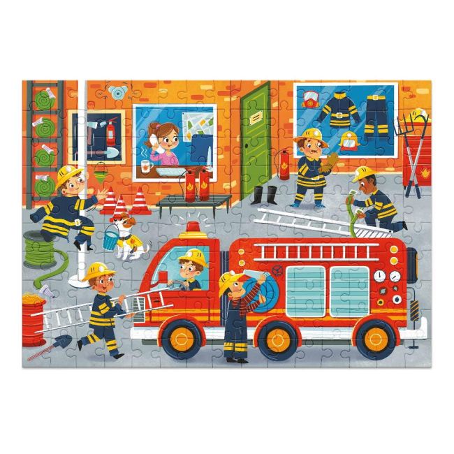 Puzzle meserii - pompier (150 piese)