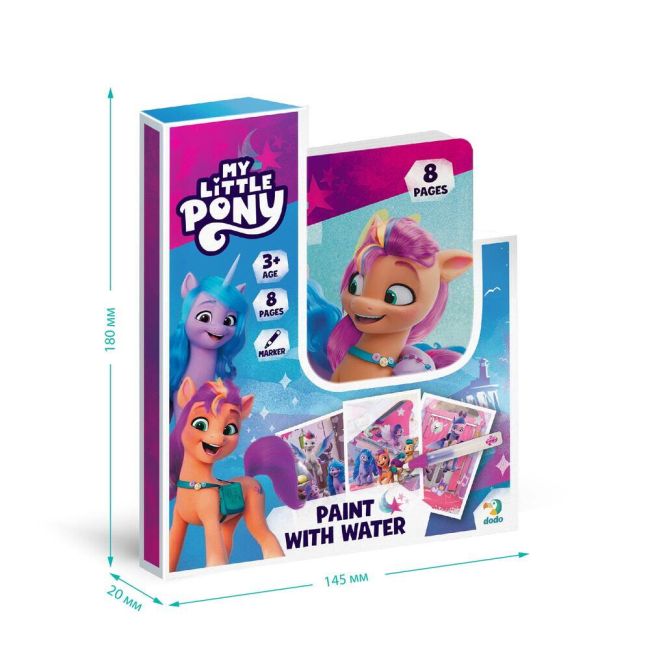Set de colorat cu apa - my little pony