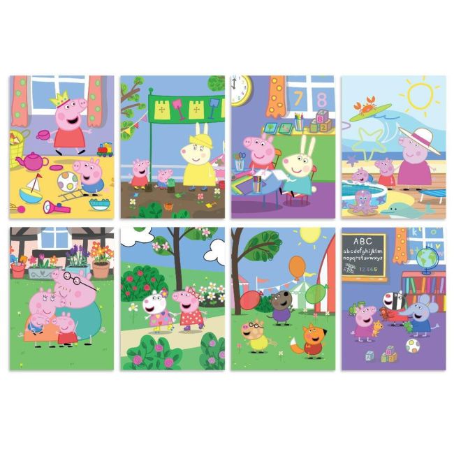 Set de colorat cu apa - peppa pig
