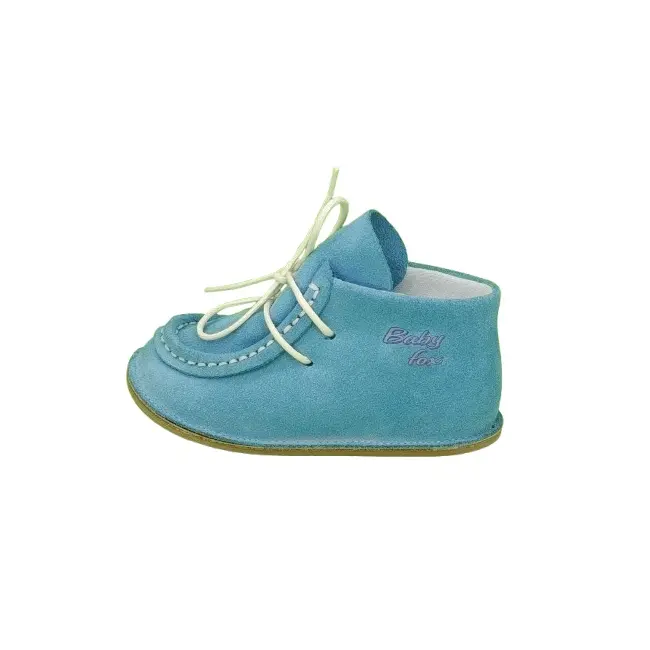 Botosei Mocasini Barefoot (Marime: 16, Culoare velur: Ivori Lamb)