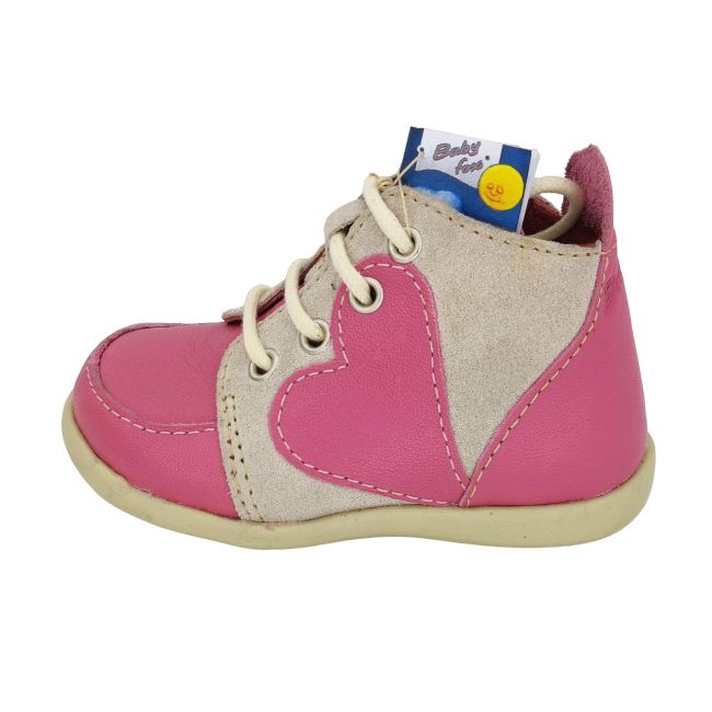 Ghetute Flipper (Culoare nappa: rosu, Marime: 18, Decor: Inimioara)