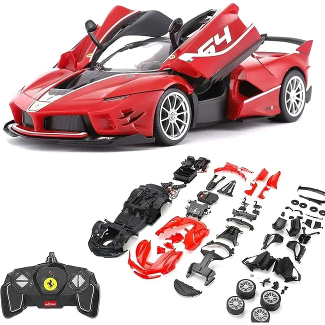 MASINUTA CONSTRUIBILA CU TELECOMANDA FERRARI FXXK EVO SCARA 1 LA 18 VIVRas96900