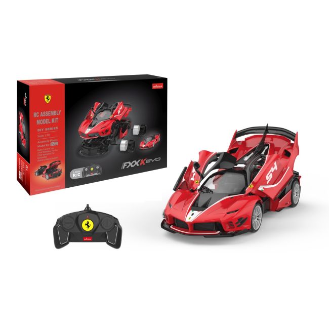 MASINUTA CONSTRUIBILA CU TELECOMANDA FERRARI FXXK EVO SCARA 1 LA 18 VIVRas96900