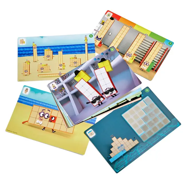 Mathlink®cubes numberblocks in romana set de activitati de la 21 - 30