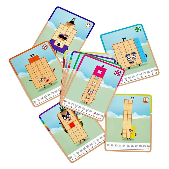 Mathlink®cubes numberblocks in romana set de activitati de la 21 - 30