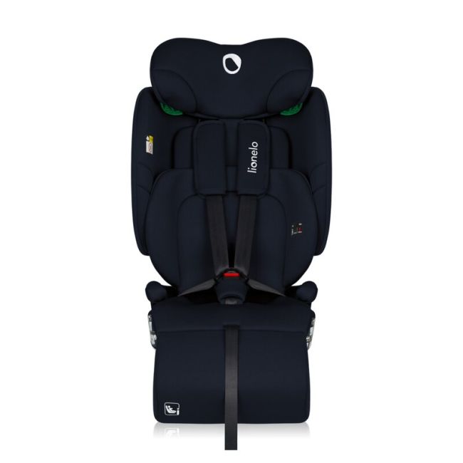 Scaun auto pliabil, Lionelo, Nelly, i-Size, 76- 150 cm, Tetiera reglabila in 15 pozitii, Spatar reglabil in 4 pozitii, Sisteme de fixare Isofix si Top Tether, Sezut lat si confortabil, Conform cu ECE R129, Albastru BYNLO-NELLY_I-SIZE_BLUE_NAVY