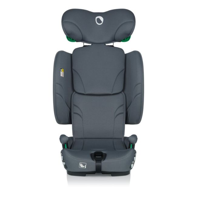 Scaun auto pliabil, Lionelo, Nelly, i-Size, 76- 150 cm, Tetiera reglabila in 15 pozitii, Spatar reglabil in 4 pozitii, Sisteme de fixare Isofix si Top Tether, Sezut lat si confortabil, Conform cu ECE R129, Gri BYNLO-NELLY_I-SIZE_GREY_GRAPHITE