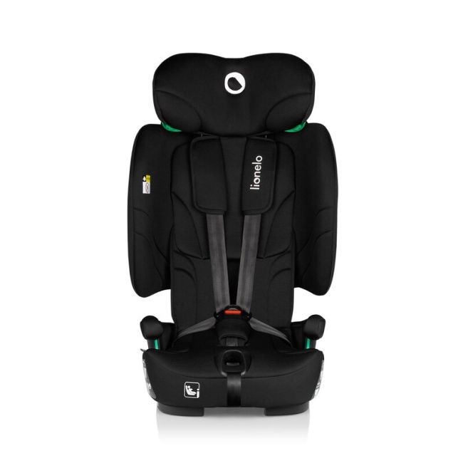 Scaun auto pliabil, Lionelo, Nelly, i-Size, 76- 150 cm, Tetiera reglabila in 15 pozitii, Spatar reglabil in 4 pozitii, Sisteme de fixare Isofix si Top Tether, Sezut lat si confortabil, Conform cu ECE R129, Negru BYNLO-NELLY_I-SIZE_BLACK_CARBON