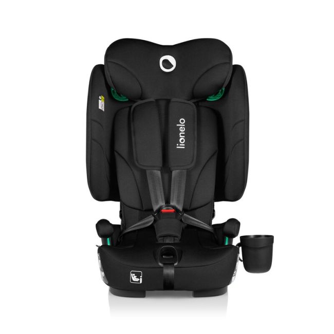 Scaun auto pliabil, Lionelo, Nelly, i-Size, 76- 150 cm, Tetiera reglabila in 15 pozitii, Spatar reglabil in 4 pozitii, Sisteme de fixare Isofix si Top Tether, Sezut lat si confortabil, Conform cu ECE R129, Negru BYNLO-NELLY_I-SIZE_BLACK_CARBON