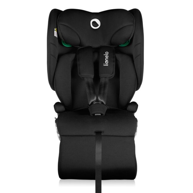 Scaun auto pliabil, Lionelo, Nelly, i-Size, 76- 150 cm, Tetiera reglabila in 15 pozitii, Spatar reglabil in 4 pozitii, Sisteme de fixare Isofix si Top Tether, Sezut lat si confortabil, Conform cu ECE R129, Negru BYNLO-NELLY_I-SIZE_BLACK_CARBON