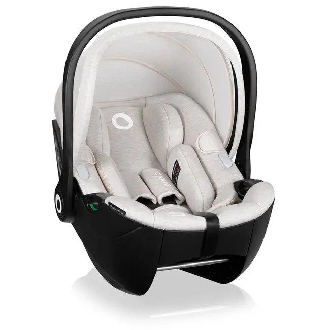 Scoica auto, Lionelo, Moxie, i-Size, 40-87 cm, Tetiera reglabila, intarita cu spuma de memorie, Carcasa ventilata, Din bambus, Protectie avansata, Conform cu R129, Bej BYNLO-MOXIE_I-SIZE_BEIGE_SAND