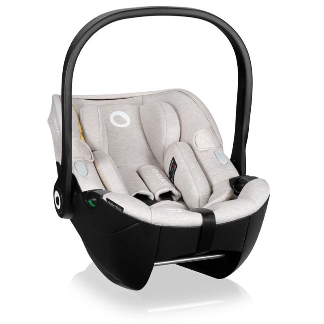 Scoica auto, Lionelo, Moxie, i-Size, 40-87 cm, Tetiera reglabila, intarita cu spuma de memorie, Carcasa ventilata, Din bambus, Protectie avansata, Conform cu R129, Bej BYNLO-MOXIE_I-SIZE_BEIGE_SAND