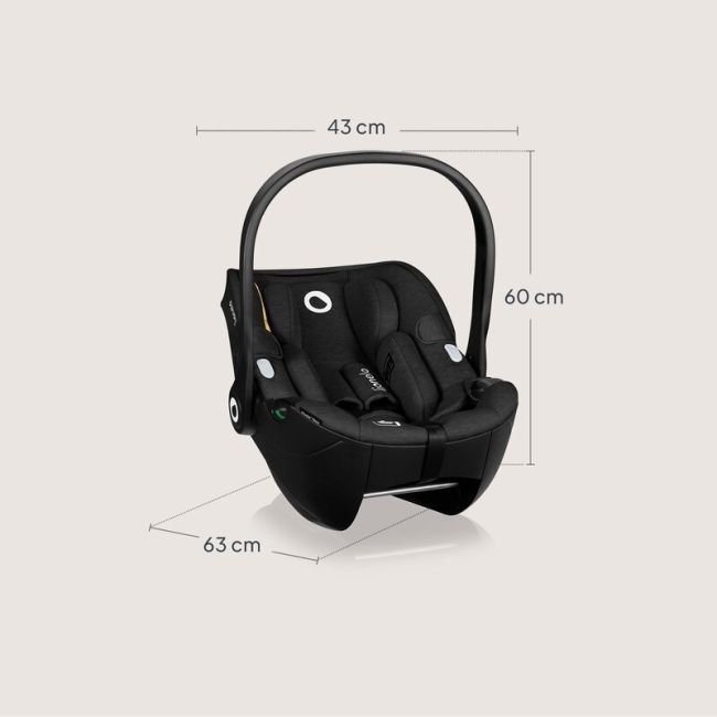 Scoica auto, Lionelo, Moxie, i-Size, 40-87 cm, Tetiera reglabila, intarita cu spuma de memorie, Carcasa ventilata, Din bambus, Protectie avansata, Conform cu R129, Negru BYNLO-MOXIE_I-SIZE_BLACK_CARBON