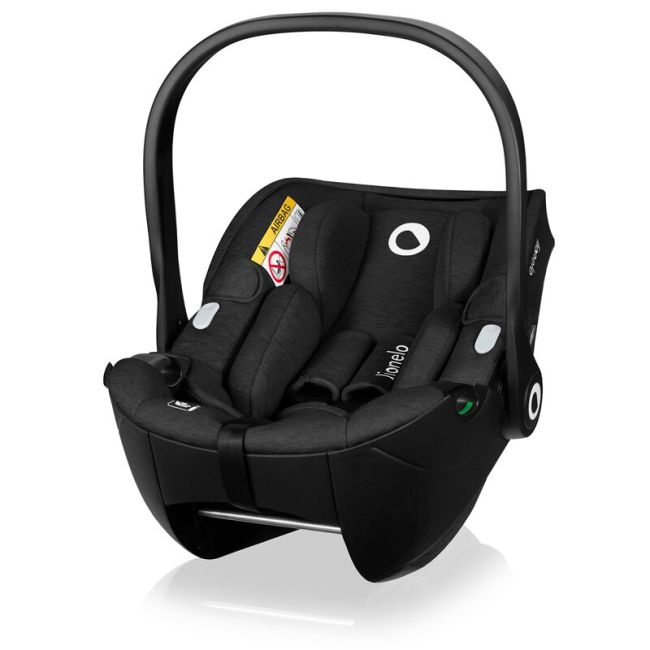 Scoica auto, Lionelo, Moxie, i-Size, 40-87 cm, Tetiera reglabila, intarita cu spuma de memorie, Carcasa ventilata, Din bambus, Protectie avansata, Conform cu R129, Negru BYNLO-MOXIE_I-SIZE_BLACK_CARBON