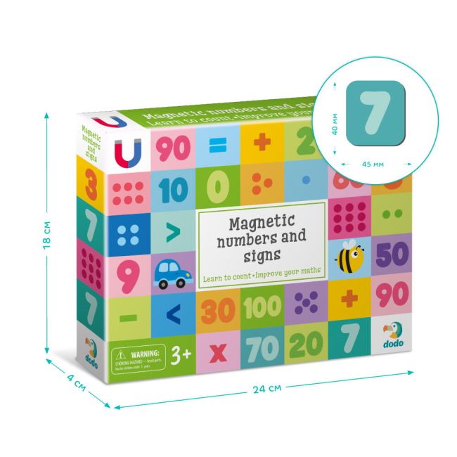 Set magnetic - numere si simboluri matematice