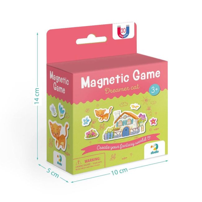 Set magnetic - pisicuta si casuta viselor