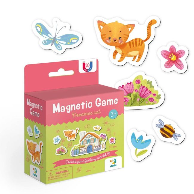 Set magnetic - pisicuta si casuta viselor