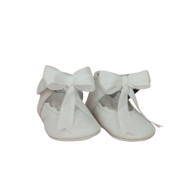 Balerini botez Lore by Baby fox (Marime: 17, Culoare nappa: Crem, Decor: Funda)