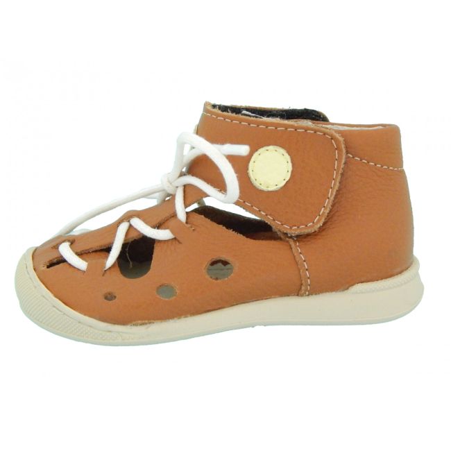 Sandale copii, Tahiti (Marime: 19, Culoare nappa: blu, Decor: Buline)