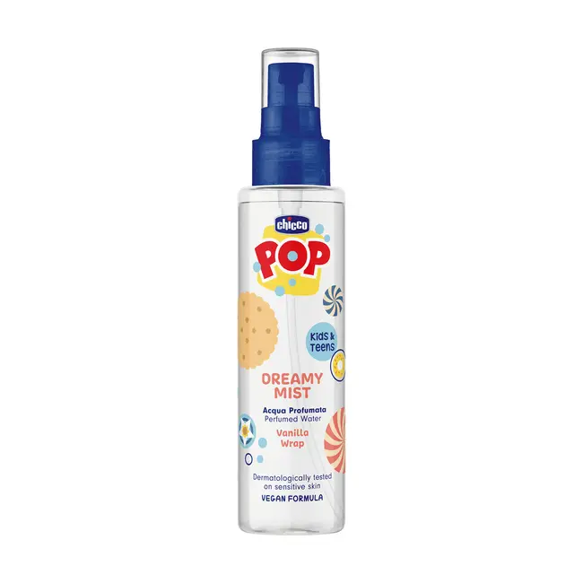 Apa parfumata Chicco POP DreamyMist cu aroma de prajitura cu vanilie,  formula vegana, pentru copii si adolescenti 150 ml CHC12378-9